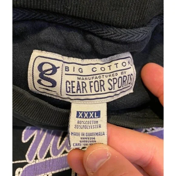 Vintage Minnesota State Mavericks sweatshirt mens 2XL black oversize crewneck - Picture 3 of 11